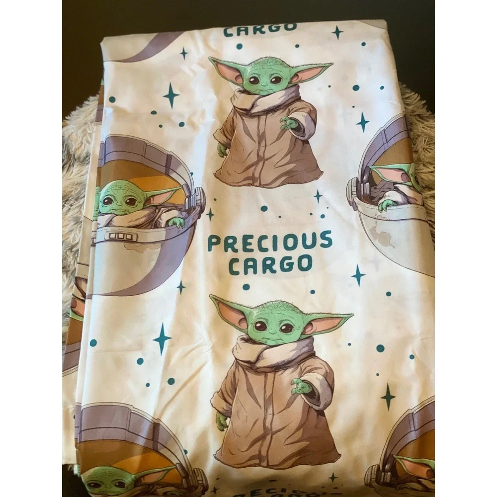 Star Wars The Mandalorian Baby Yoda Twin Flat Sheet‎ Precious Cargo